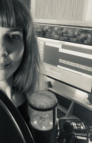 Aufnahme der Naturf&uuml;hrer-Texte im Tonstudio